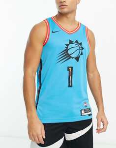 Синий трикотажный жилет Nike Basketball NBA Pheonix Suns Dri-FIT City Edition