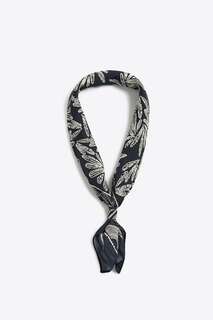 Базовый мягкий шарф ZARA, черный
