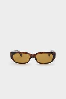 Солнцезащитные очки черепаховой расцветки Pull&amp;Bear, коричневый