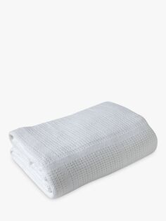 Детское хлопковое одеяло для кроватки Clair de Lune, 150 x 100 см, белое
