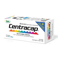 Мультивитамины THP Centracap, 30 капсул Thai Health Products Co. (Thp)