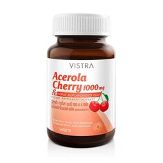Пищевая добавка Vistra Acerola Cherry 1000 mg &amp; Citrus Bioflavonoids Plus, 60 таблеток