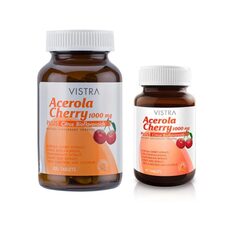 Пищевая добавка Vistra Acerola Cherry 1000 mg &amp; Citrus Bioflavonoids Plus, 2 банки по 100+45 таблеток