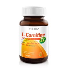 Пищевая добавка Vistra L-carnitine 500 mg Plus 3L, 60 таблеток