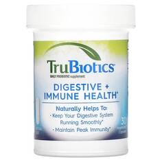 Добавка TruBiotics для пищеварительной системы и иммунитета, 30 вегетарианских капсул