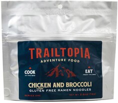 Безглютеновая лапша рамэн со вкусом курицы и брокколи — 1 порция Trailtopia