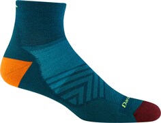 Сверхлегкие носки с подушечками Run Quarter — мужские Darn Tough, синий