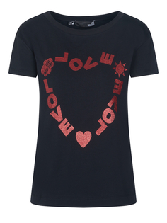 Топ Love Moschino, черный