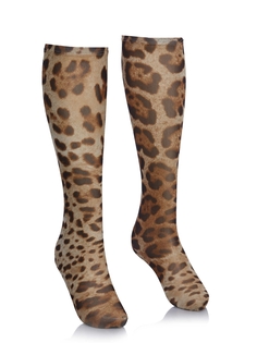 Носки Dolce &amp; Gabbana, леопардовый