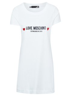 Платье Love Moschino, белый