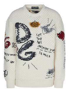 Пуловер Dolce &amp; Gabbana, бежевый