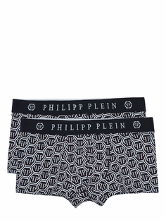 Трусы 2 шт Philipp Plein, черный/белый