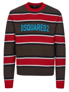 Пуловер Dsquared2, коричневый