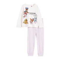 Пижамы из джерси H&amp;M, светло-фиолетовый H&M