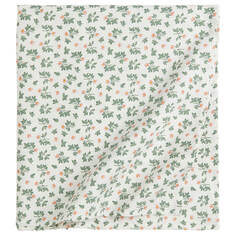 Детское одеяло H&amp;M Home Floral Cotton Muslin Comfort, белый/мультиколор