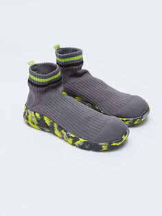 Узорчатые носки для мальчиков Модель лодыжек для мальчиков Спортивная обувь LCW Steps