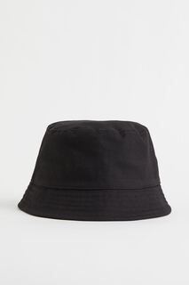 Рыбацкая шапка из твила H&amp;M, черный H&M