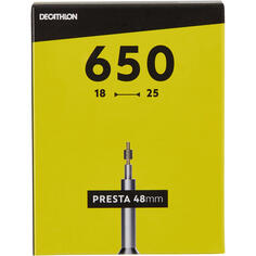 Камера 650x18/25 мм с клапаном 48 мм PRESTA Decathlon