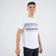 Мужская теннисная футболка с короткими рукавами - Essential white ARTENGO, белый