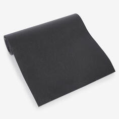 Коврик для упражнений S 140 см × 50 см × 6,5 мм - черный DOMYOS, черный