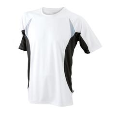 Мужская футболка для фитнеса, бега, кардио, белая R-EVENGE, белый