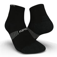 Носки для бега Mid Run 900 толщиной Ecodesign черные KIPRUN, черный