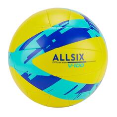 Мяч волейбольный V100 желтый ALLSIX