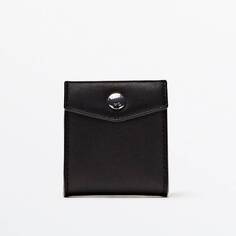 Кошелек Massimo Dutti Leather, черный