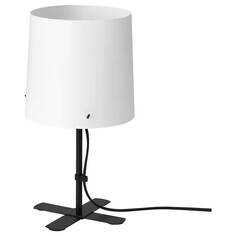 Настольная лампа Ikea Barlast, черный/белый