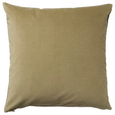 Чехол на подушку Ikea Sanela, светло-оливковый