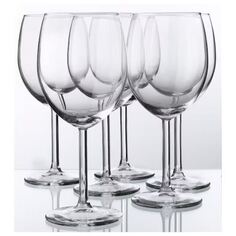 Набор бокалов для вина 300 мл 6 штук Ikea, прозрачный