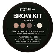 Gosh Brow Kit набор для укладки бровей 001 Gosh!