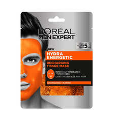 L&apos;Oreal Paris Men Expert Hydra Energetic Recharging Tissue Mask энергетическая тканевая маска L'Oreal