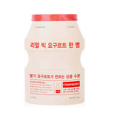 A&apos;Pieu Тканевая маска Real Big Yogurt One-Bottle Strawberry 21g A'pieu