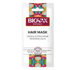 BIOVAX Ботаническая маска для волос интенсивно восстанавливающая с уксусом 20мл
