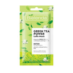 Bielenda Green Tea Power Luffa Mask детоксицирующая маска 2-в-1 с нежным пилингом 8г