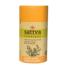 Sattva Краска для волос Natural Herbal Dye for Hair натуральная травяная краска для волос Карамельный блонд 150г