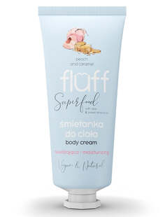 Fluff Body Cream увлажняющий крем для тела Персик и Карамель 150мл