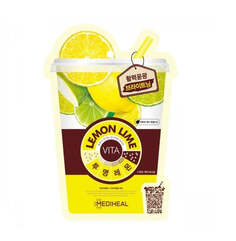 Mediheal Vita Lemon Lime Mask осветляющая и бодрящая маска с лимоном и лаймом 20мл