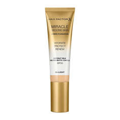 Max Factor Miracle Second Skin Hybrid Foundation увлажняющий тональный крем с фильтром 03 Light 30мл