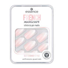 Essence Французский маникюр Click &amp; Go Nails накладные ногти 02 Babyboomer Style 12шт.