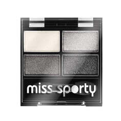 Miss Sporty Четырехместные тени для век Studio Color Quattro Eye Shadow 404 Real Smoky/Smoky Black 5g