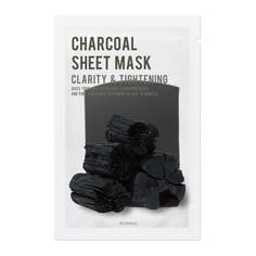 EUNYUL Charcoal Sheet Mask Очищающая тканевая маска с углем 22мл