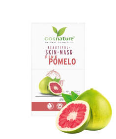 Cosnature Beautiful Skin-Mask натуральная косметическая маска для лица с розовым помело 2x8 мл