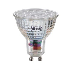 Светодиодная лампочка, беспроводное регулирование, GU10 345 лм Ikea Tradfri, белый спектр
