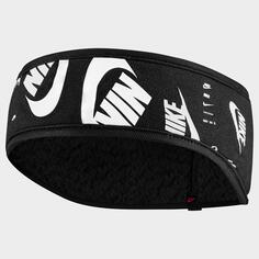 Повязка на голову с принтом Nike Club Fleece 2.0, черный