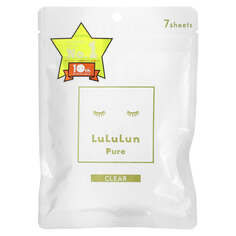 Тканевая Маска Lululun Pure Beauty 4KS, белая, 7 штук