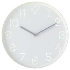 TROMMA Настенные часы, низкое напряжение/белый, 25 см IKEA