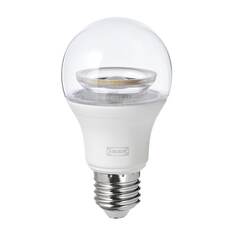 TRÅDFRI Светодиодная лампа E27 806 лм, интеллектуальное устройство, беспроводная регулировка яркости/белый спектр, яркий/круглый IKEA