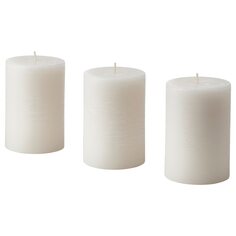 ADLAD АДЛАД Ароматическая формовая свеча, Скандинавский лес/белый, 30 ч IKEA